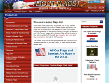 Tablet Screenshot of aboutflags.com